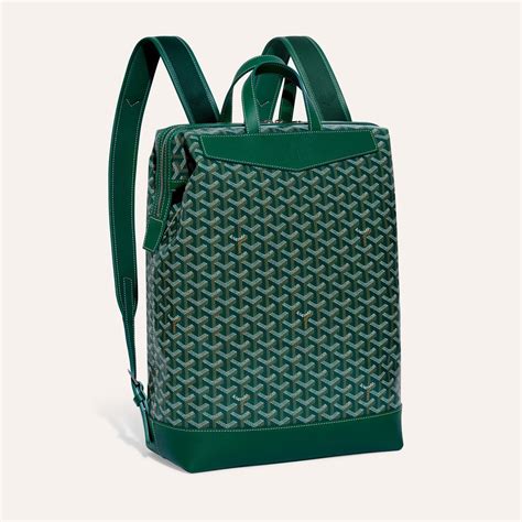 goyard green cisalpin backpack